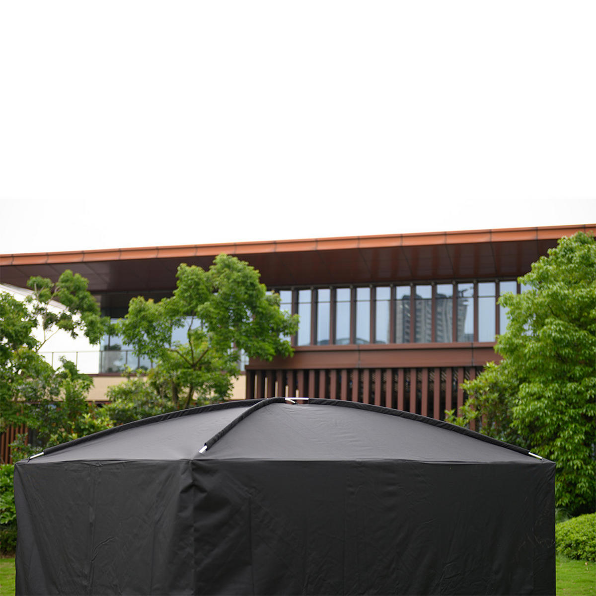 PAVILLON CAPE PROVENCE - Anthrazit, Kunststoff (236/210/180cm) - Home Deluxe