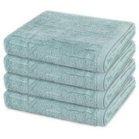HANDTUCH Premium 4er-Set - Hellgrün, Textil (50/100cm) - Ross