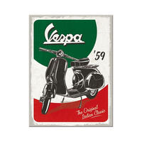 MAGNET 6/8 cm Vespa The Italian Classic - Multicolor, Metall (6/8/0.1cm) - Nostalgic-Art