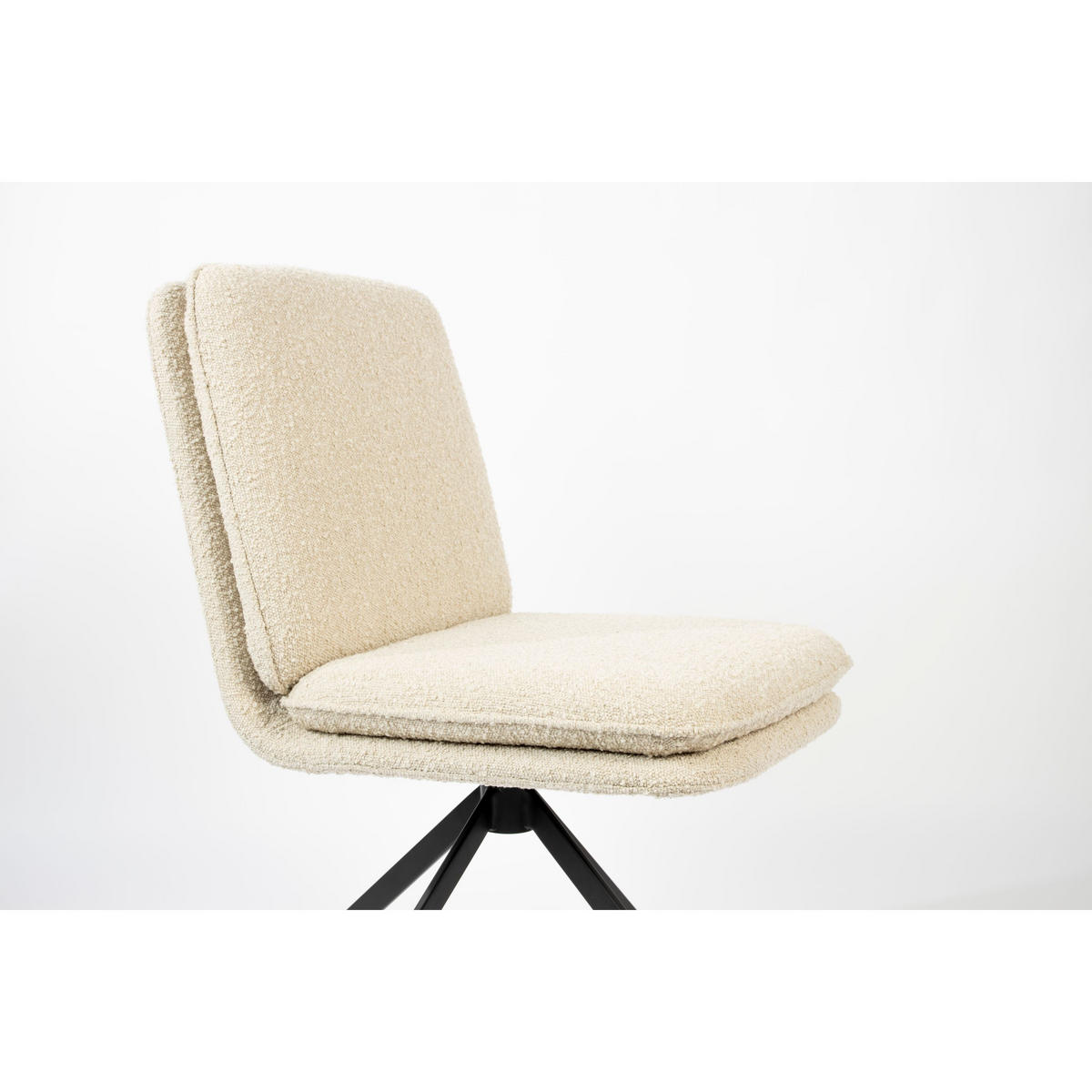 ESSZIMMERSTUHL Tyler - 2 er Set - Weiß, Textil (47.5/84.5/64cm) - Zuiver