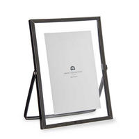FOTORAHMEN Metall 10/15 cm - Schwarz, Metall (15.5/1/20.7cm) - Giftdecor