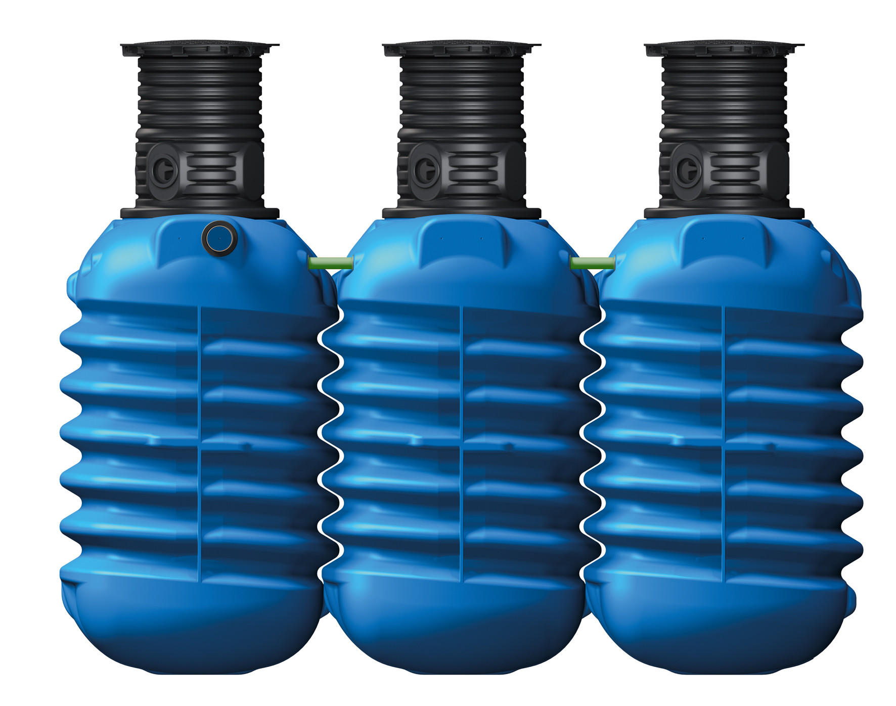 ERDTANK 7500 L - Blau, Kunststoff (147/201/346cm) - 4rain