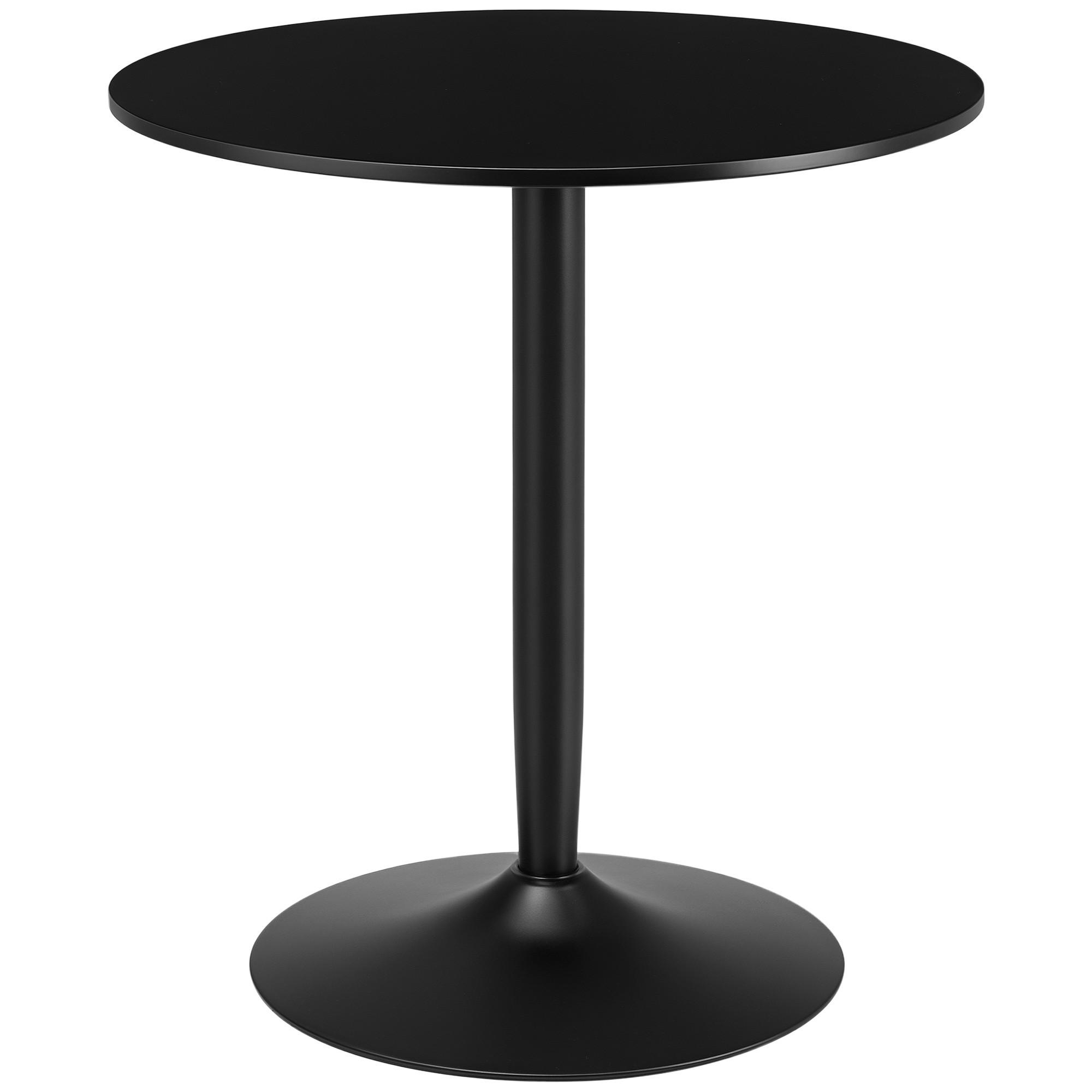 ESSTISCH Schwarz 1 Stück - Schwarz, Naturmaterialien (70/70/75cm) - GiPP