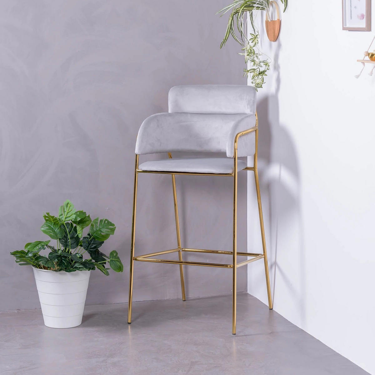 HOCKER Textil Grau - Grau, Textil (54/107/51cm) - Nest Dream