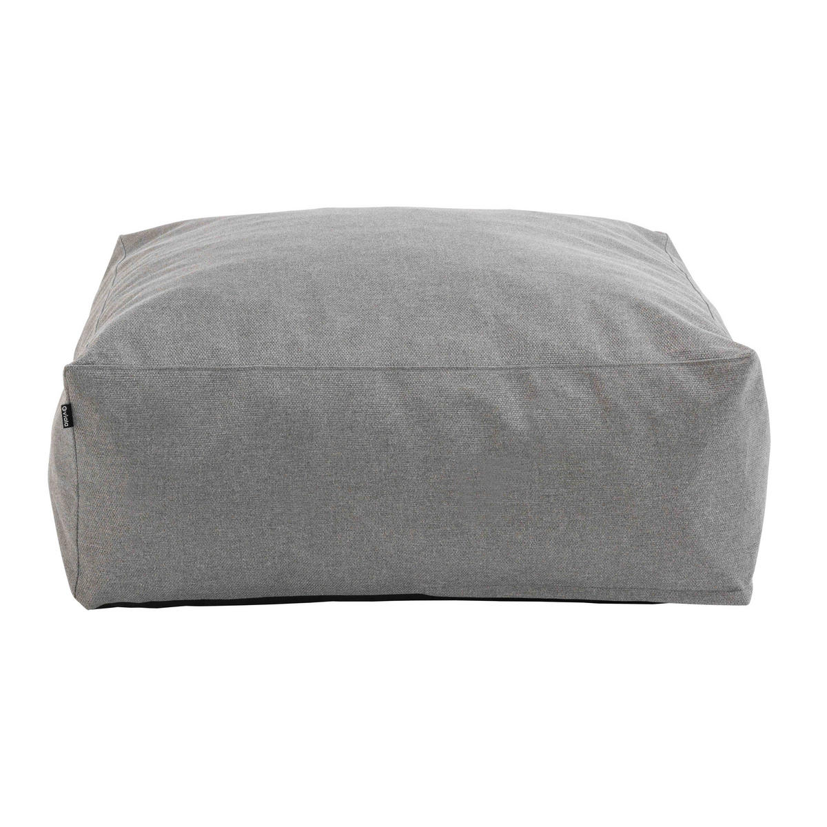 GARTENSOFA mit 6 Sitzplätzen, Grau - Grau, Textil - Oviala