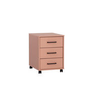 ROLLCONTAINER Jellyfish 57x40x50 cm 3 Schubladen Apricot - Orange, Holz (40/57/50cm) - PROREGAL