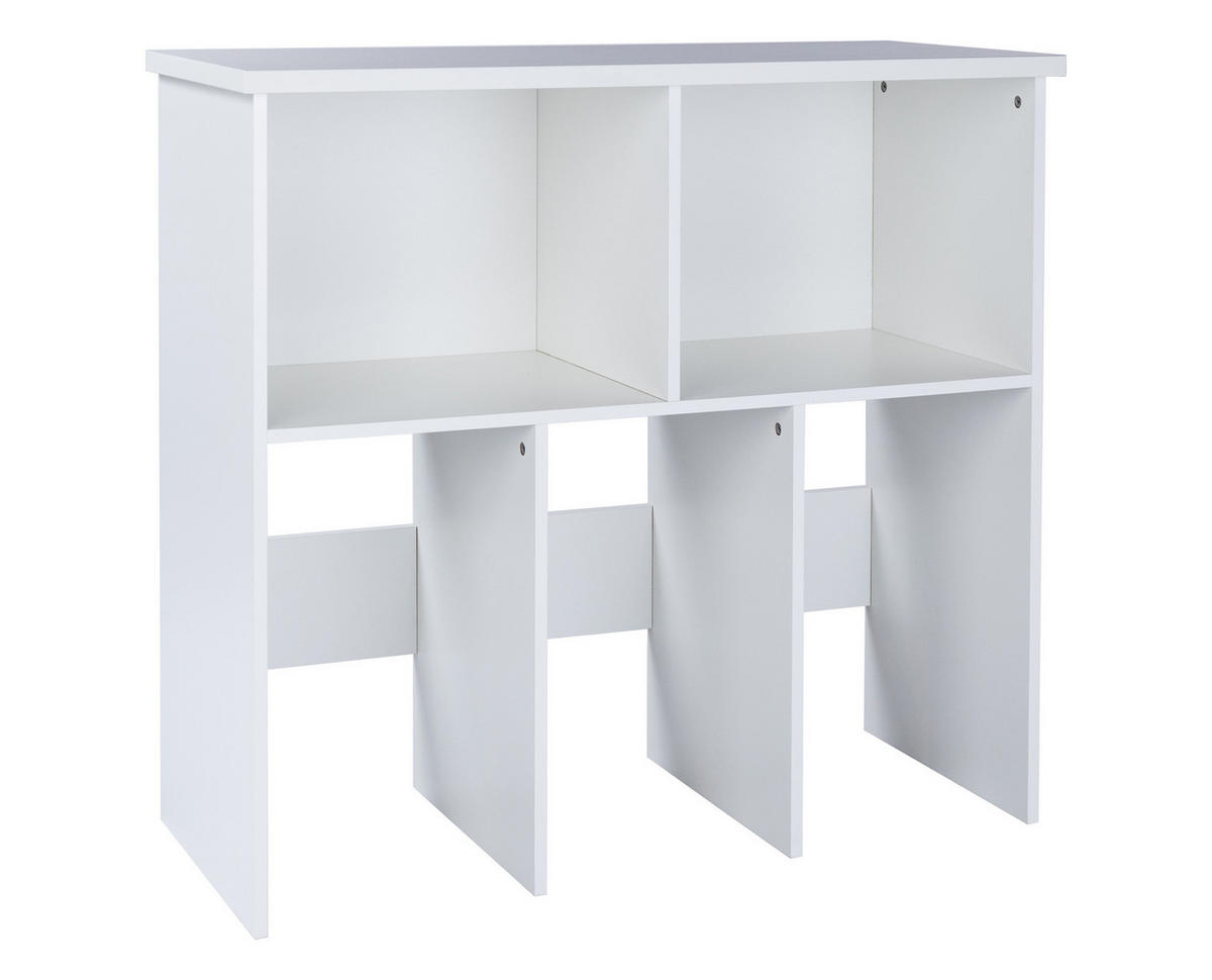 SPIELZEUGREGAL Thilo mit 3 großen Schubkästen - Weiß, Holzwerkstoff (102/92/42cm) - arthur berndt