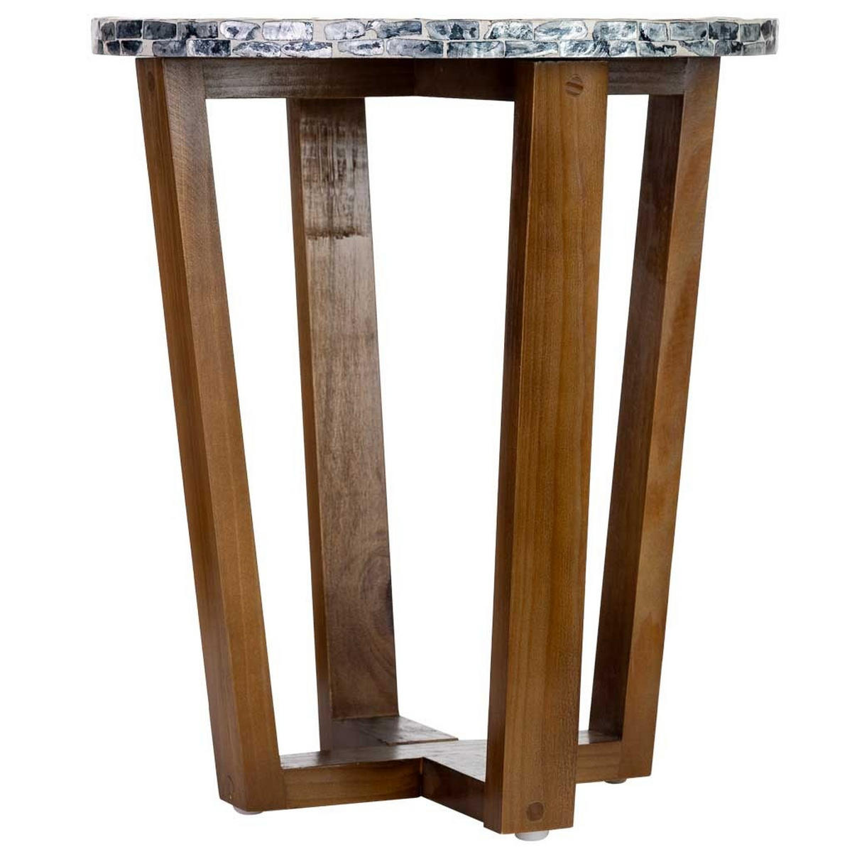 TISCH aus Holz, grau, 36x40cm - Braun, Holz (36/36/40cm) - Wanderlust