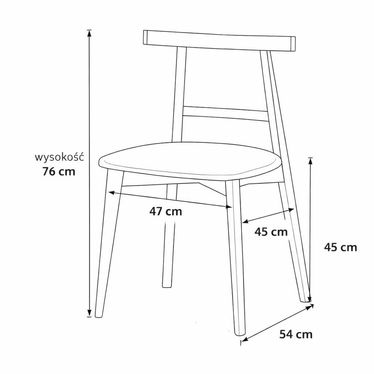 STUHL Angela 76 x 47 x 48 cm, grau, schwarz - Schwarz/Grau, Metall (47/76/48cm) - Margaret Hadas24