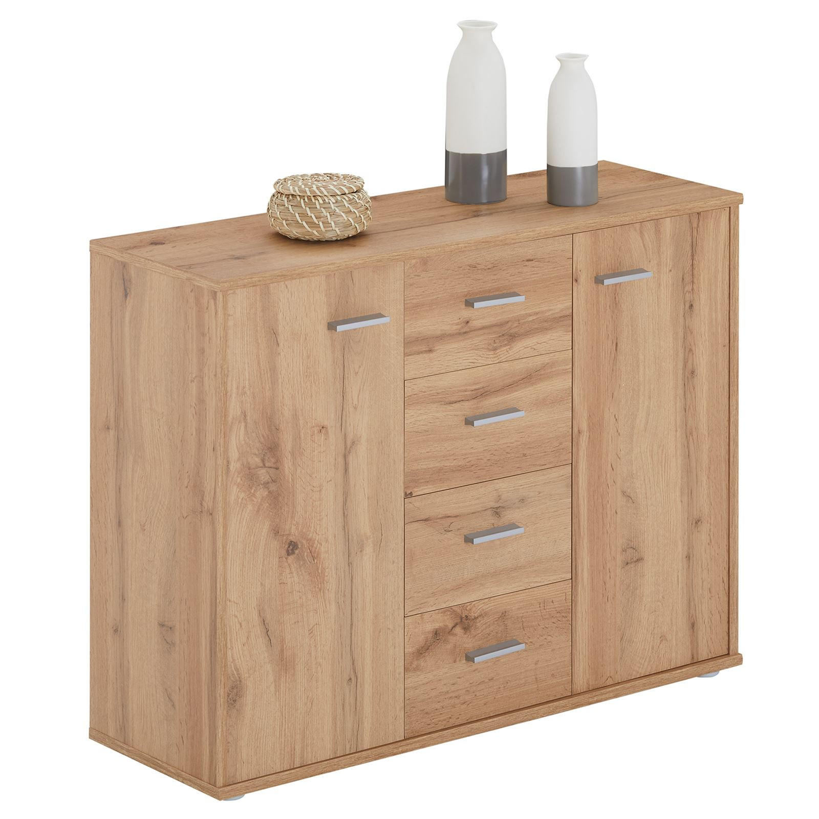 SIDEBOARD JAMIE - Eiche Wotan, Holzwerkstoff (88/70/30cm) - CARO-Möbel