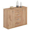 SIDEBOARD JAMIE - Eiche Wotan, Holzwerkstoff (88/70/30cm) - CARO-Möbel