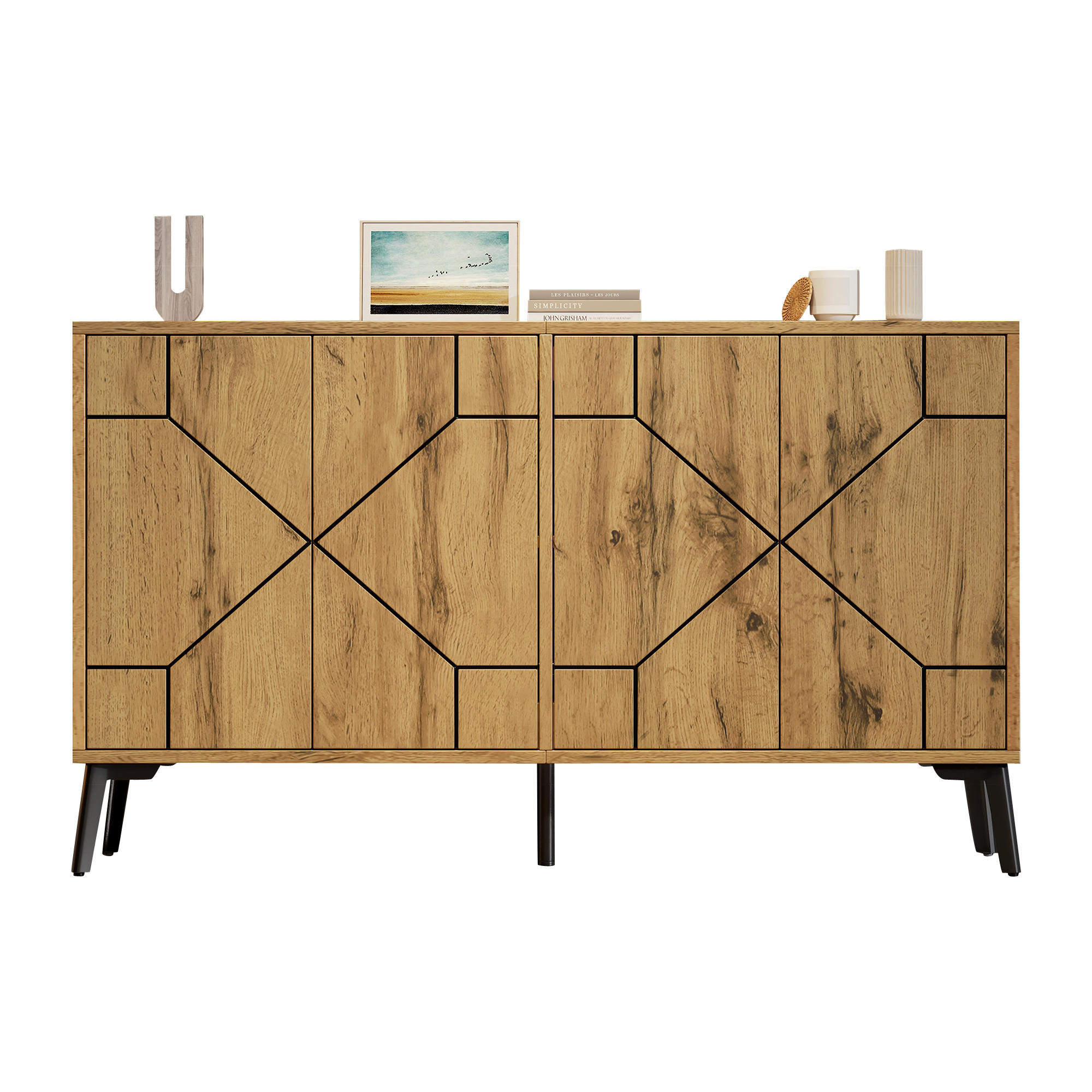 Flieks Sideboard Natur 120x69x35 cm