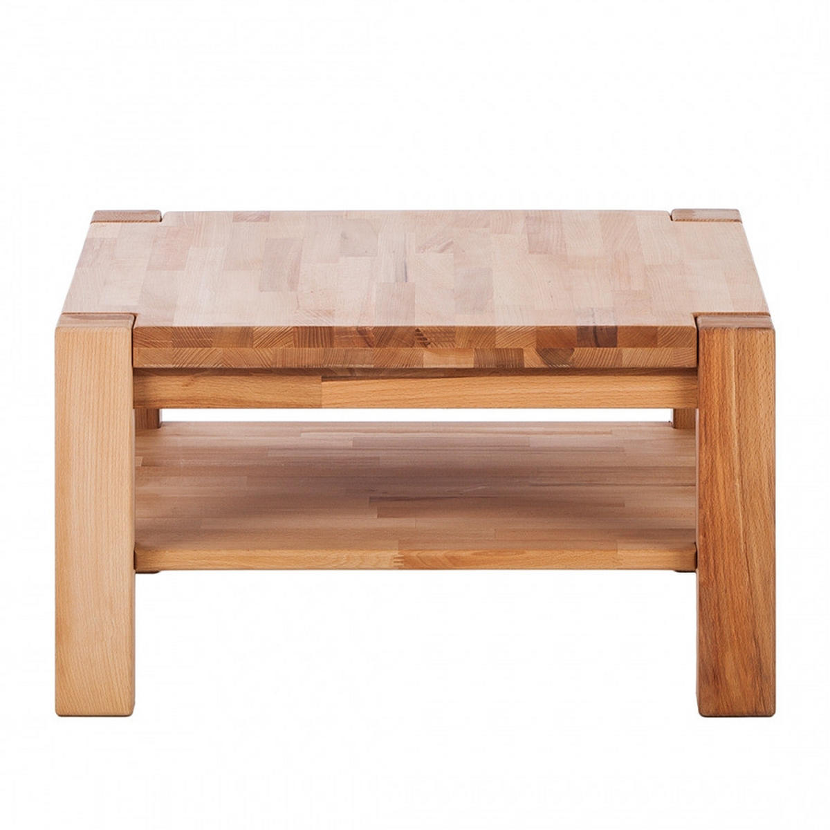 COUCHTISCH - Massivholz - Kernbuche, Holz (70/70/38cm) - home24