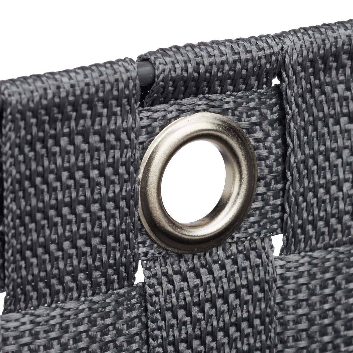 2XAUFBEWAHRUNGSKORB - Grau, Kunststoff/Metall (16.5/25/20cm) - Relaxdays