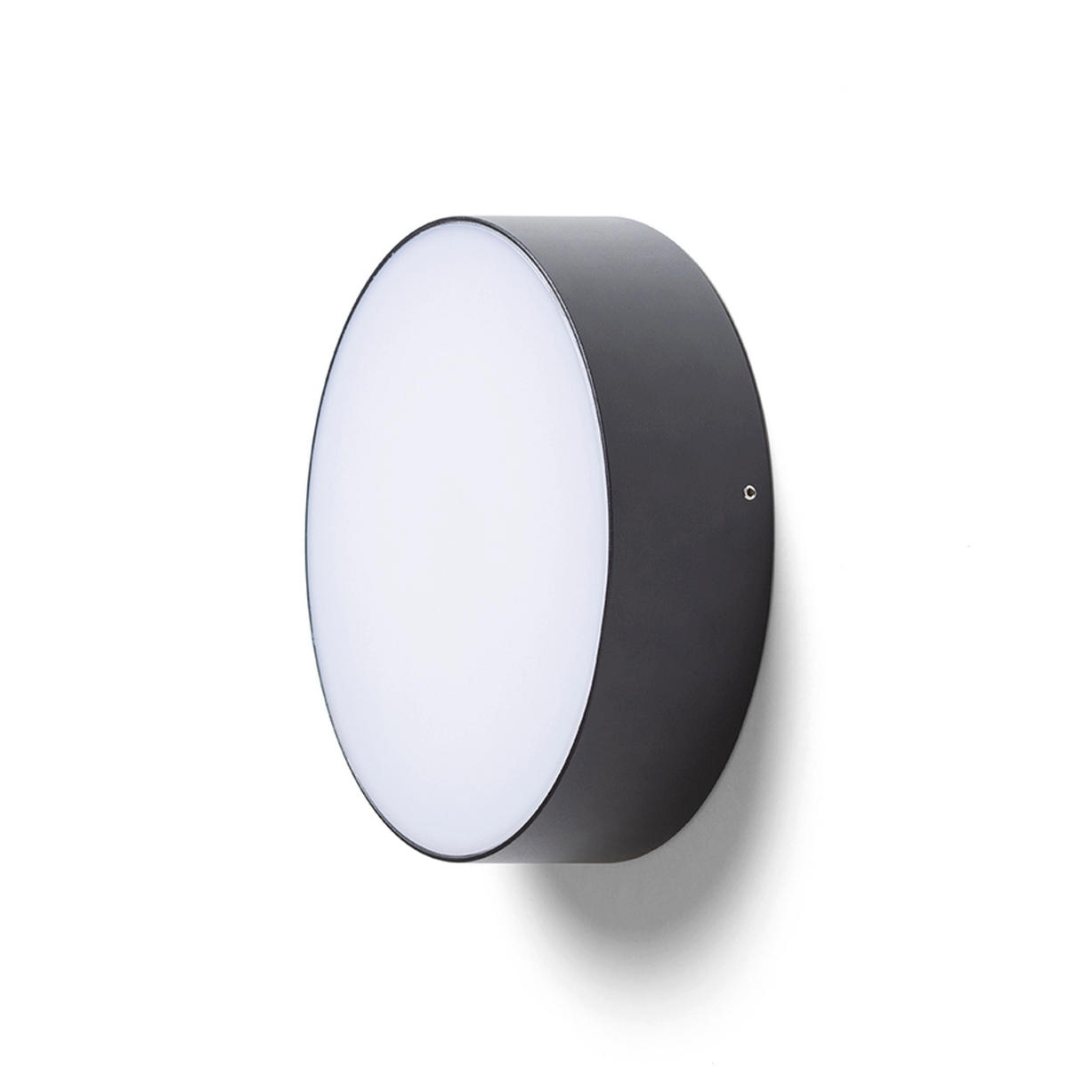 AUSSENLEUCHTE LARISA OUT 22 Schwarz 20 W IP65 - Schwarz, Metall (22/22/6cm) - Rendl