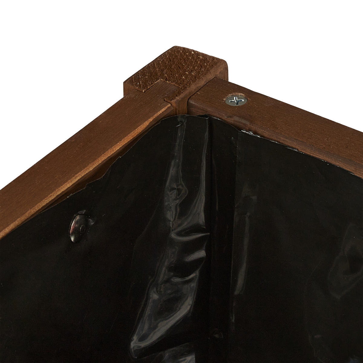 HOCHBEET - Braun, Holz/Kunststoff (74/80/38cm) - Relaxdays