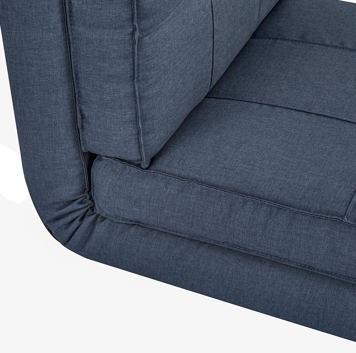 BODENSESSEL 3-in-1 mit verstellbarer Rückenlehne 61/73/58 cm Blau - Blau, Textil (73/58/61cm) - Redom