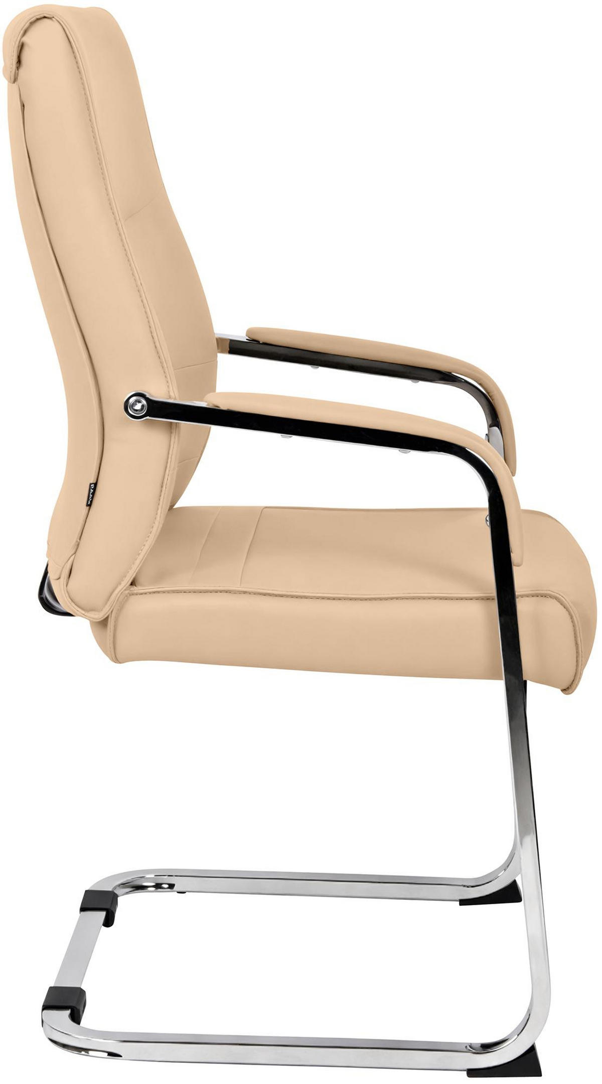 SCHWINGSTUHL 2er Set Lederlook Khaki - Dunkelgelb, Textil/Metall (55/88/60cm) - CLP