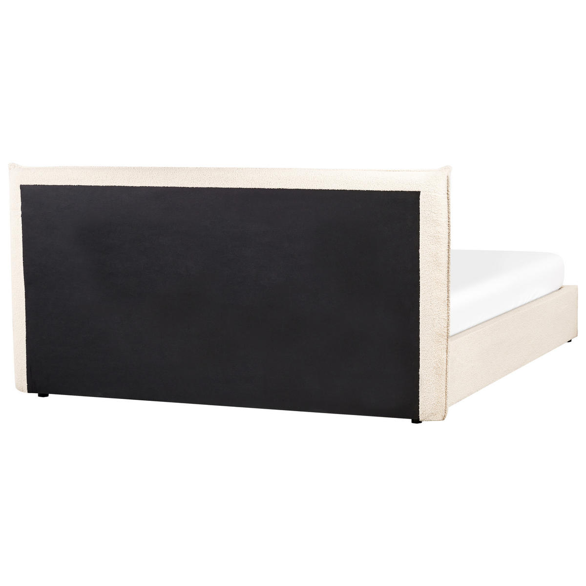 KÁRPITOZOTT ÁGY 180x200 cm Bézs Lavaur - bézs, textil (180/200cm) - Beliani