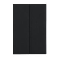 KOPFPOLSTER-SET 2 TLG. Carpino - Schwarz, Textil (3/30/90cm) - [neu.haus]