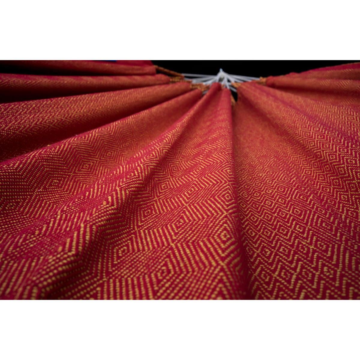 HÄNGEMATTE mit Gestell, 2 Personen, XL, 140 kg, Metall, Medelin Chili, einfache Montage - Rot, Metall (370/130/120cm) - Potenza