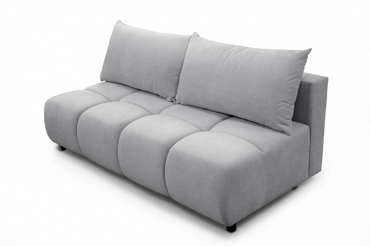 SOFA 196 cm in Aschgrau - Grau, Textil (196/79/100cm) - Home Collective
