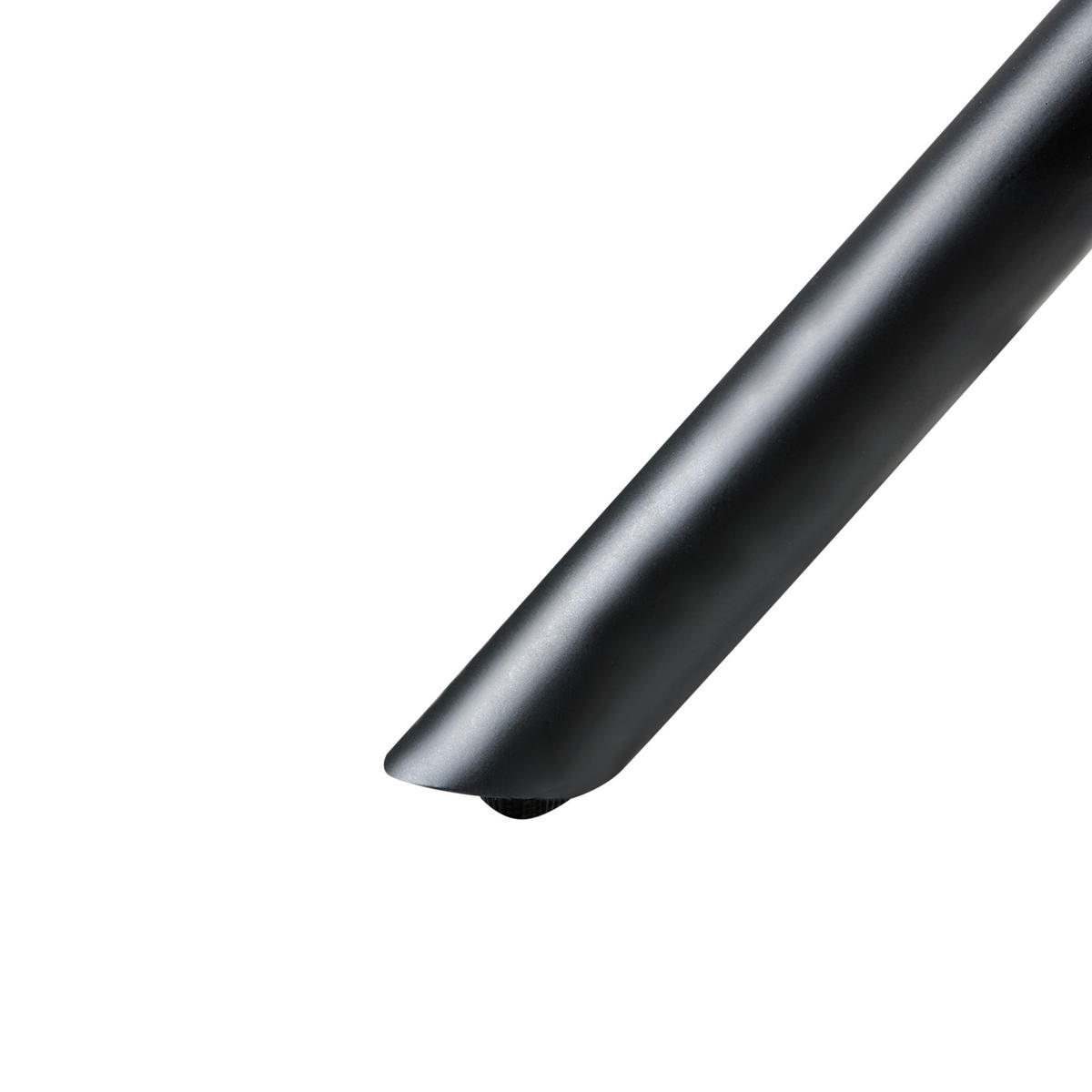 ESSZIMMERSTUHL 2er-Set Cremeweiß Ovalo - Schwarz/Weiß, Textil (59/77/68cm) - Beliani