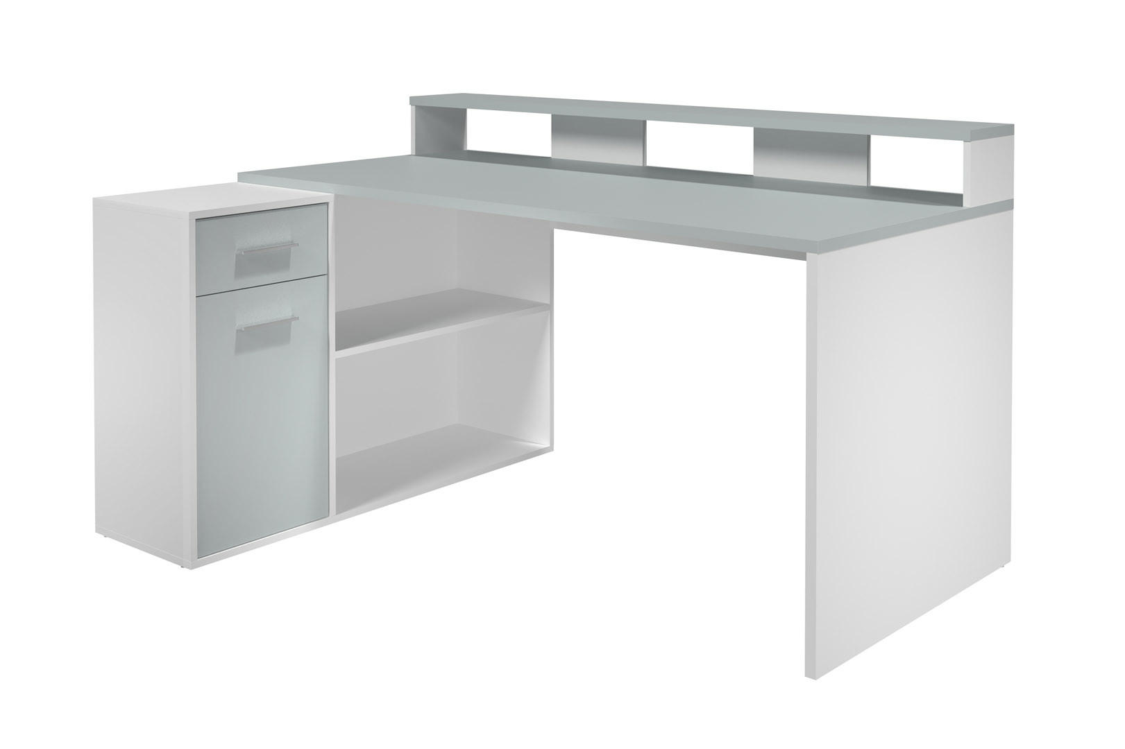 ebuy24 Schreibtisch Weiß 160x91x115 cm