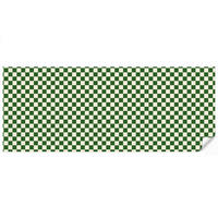 KINDERTAPETE - Schachbrett - Muster - Grün - 500x200 cm - Grün, Papier (500/200cm) - OnlyWow