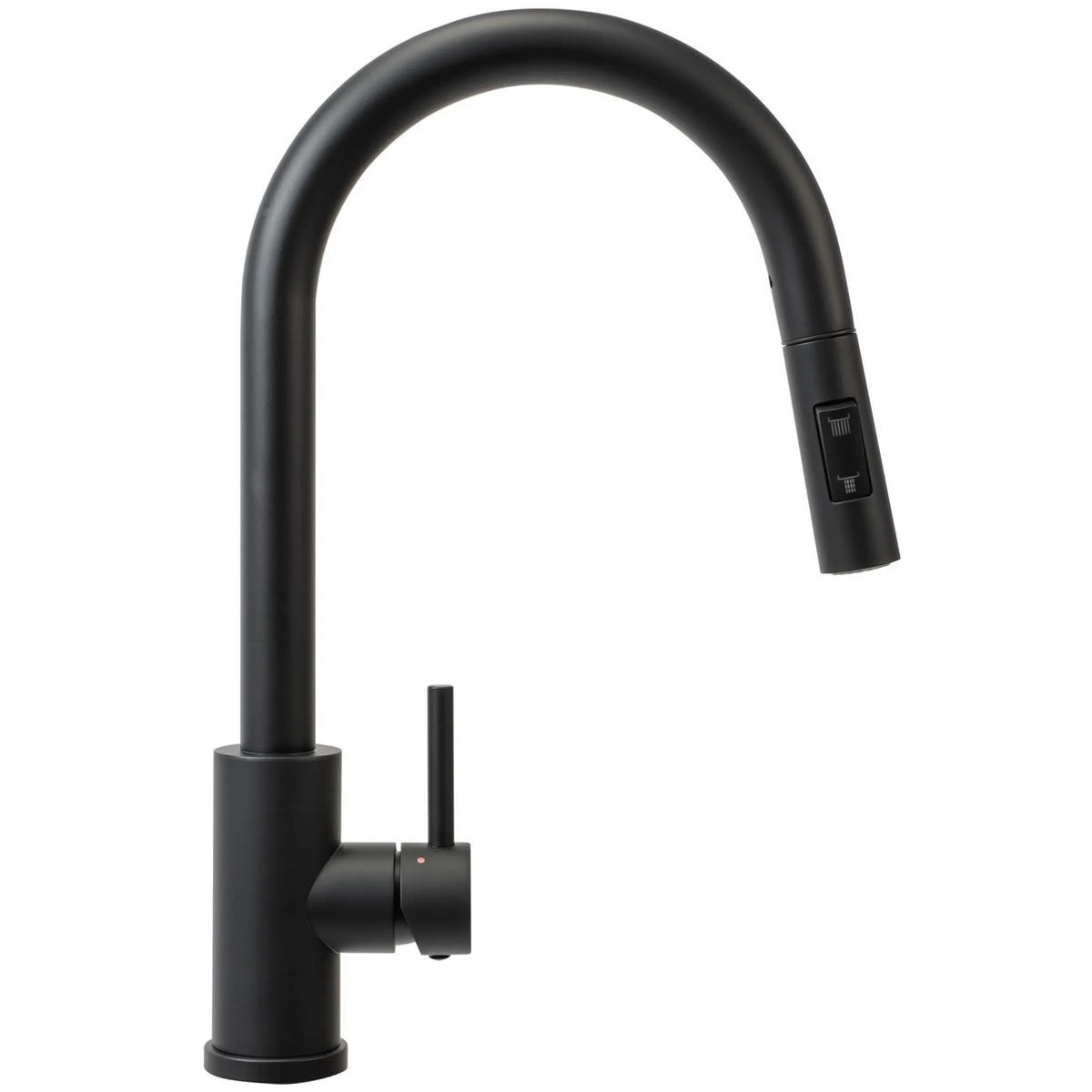 KÜCHEARMATUR Rea Fresh Touch Black Matt - Schwarz, Metall (15.5/37/19cm) - REA