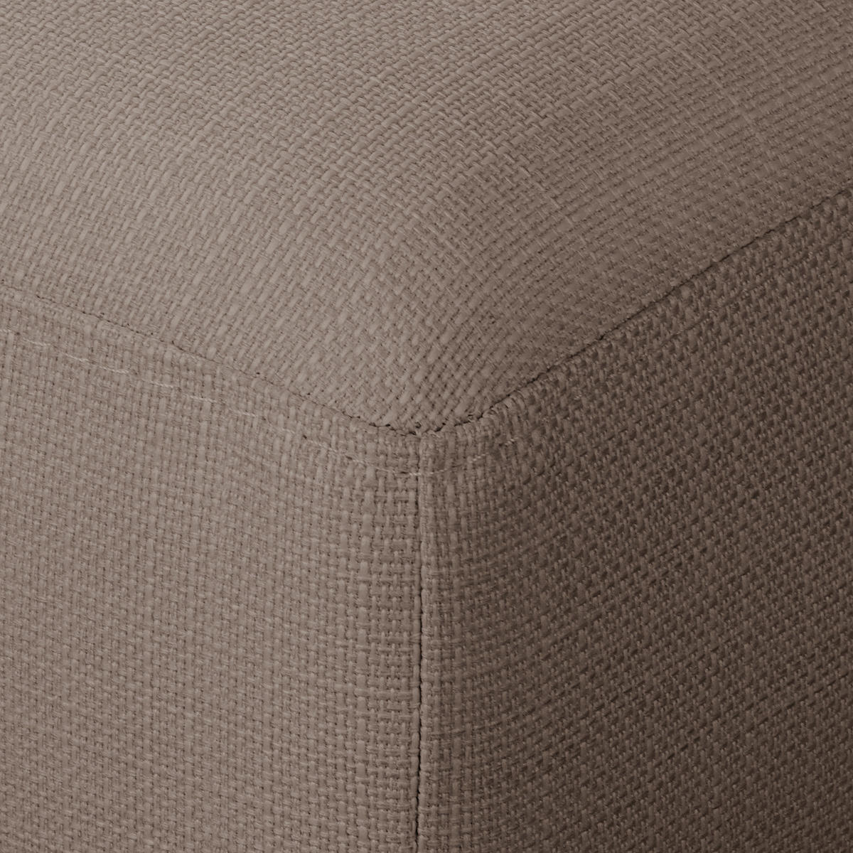 3-SITZER SOFA - Strukturstoff - Hellbraun, Textil (198/88/90cm) - home24