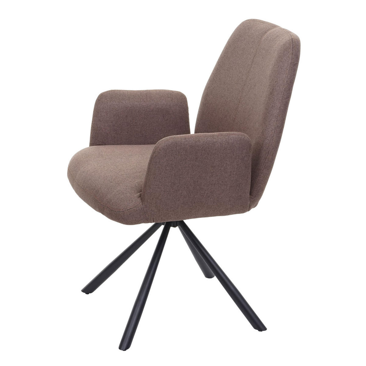 ESSZIMMERSTUHL Braun 6er-Set - Braun, Textil (60/86/66cm) - MCW