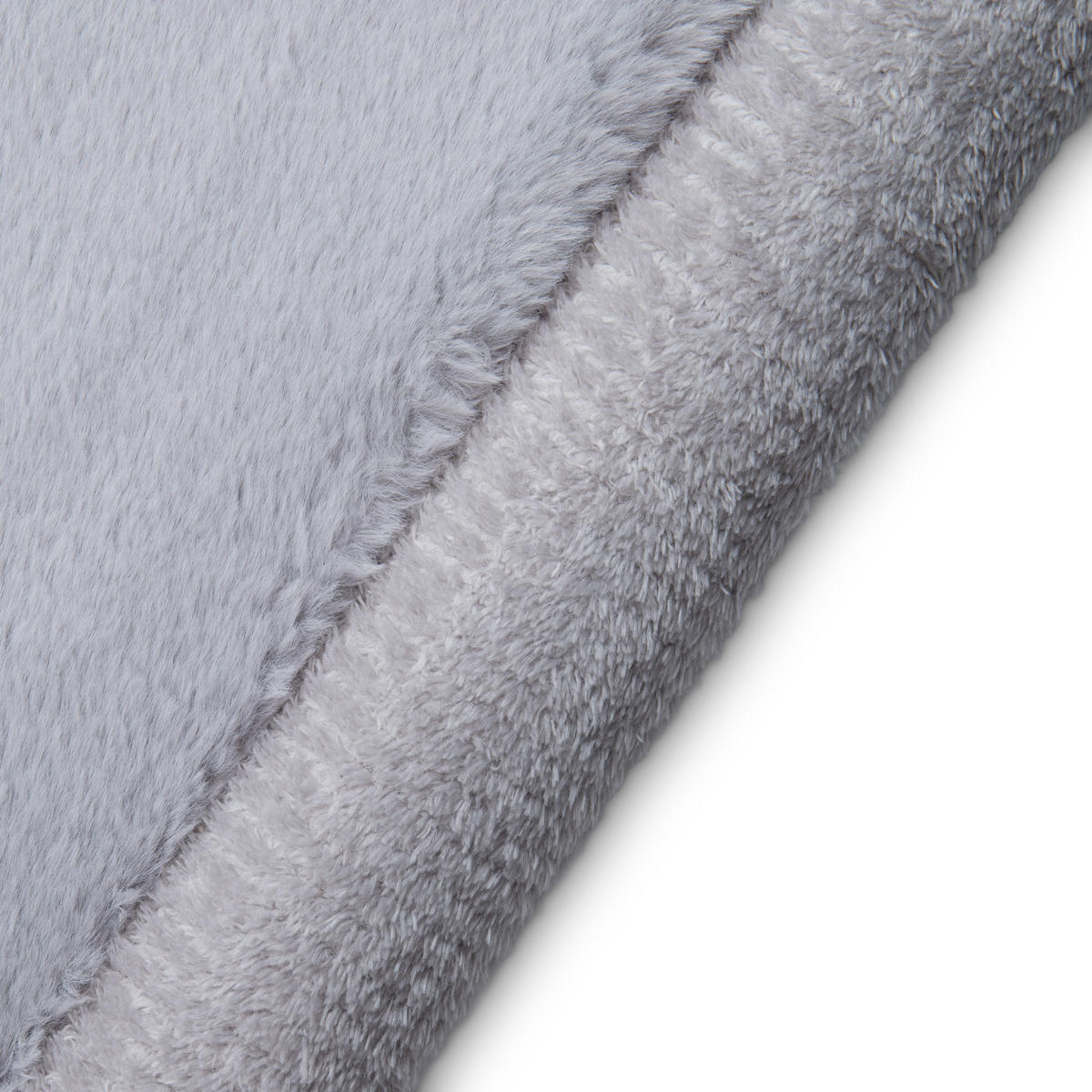 KINDERTEPPICH FLUFFIN hellgrau kuschelig waschbar 150/200 cm - Hellgrau, Textil (150/200cm) - Tapiso