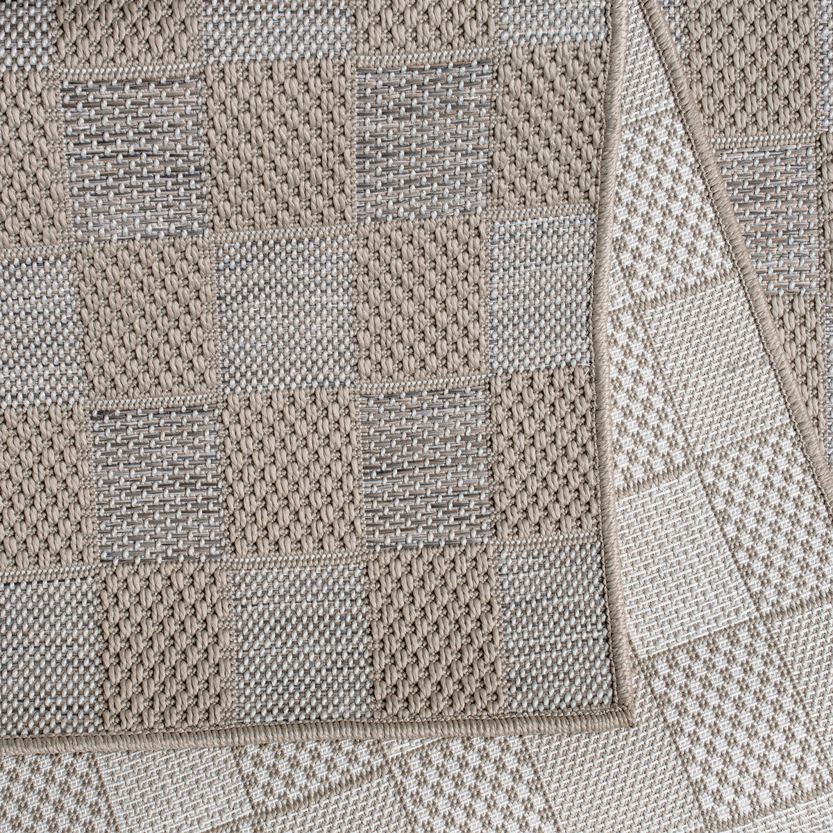OUTDOORTEPPICH 150/150 cm Vermont 196 - Beige, Textil (150/150cm) - Paco Home
