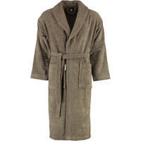 BADEMANTEL UNISEX SCHALKRAGEN SIR & LADY TAUPE - 58 - Braun, Textil (Snull) - Rhomtuft
