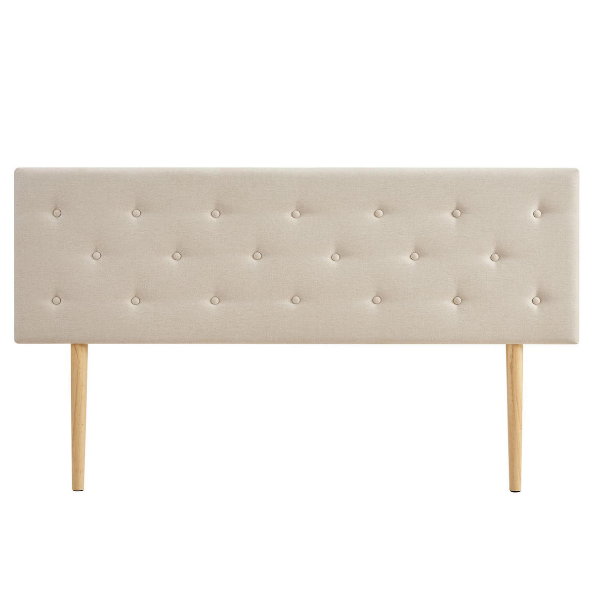 KOPFTEIL LULINE 160X190 CM - Beige, Textil (160/92/7cm) - IDIMEX