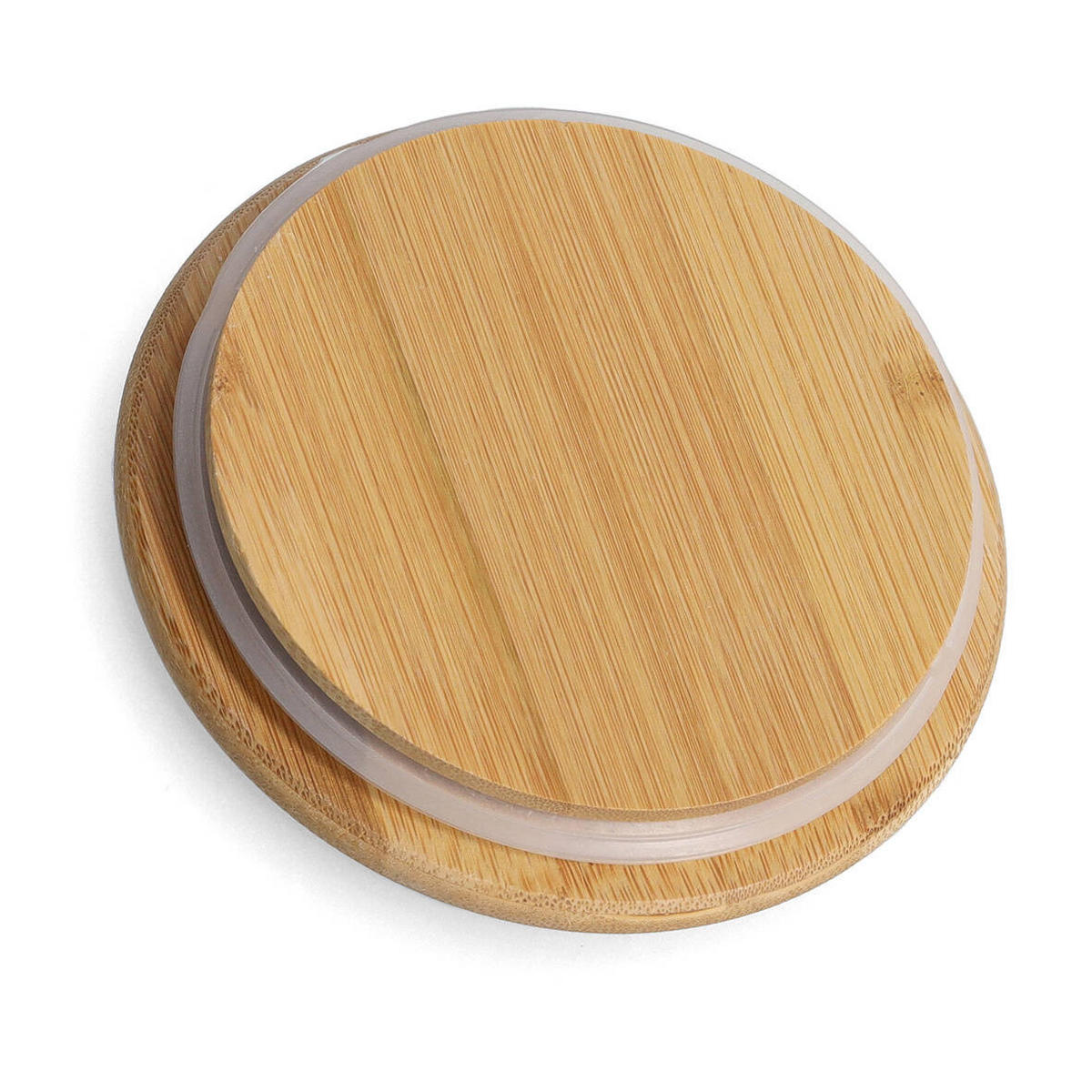 KERAMIKGLAS mit Deckel 1200 ml - Weiß, Keramik (12/16.3/12cm)