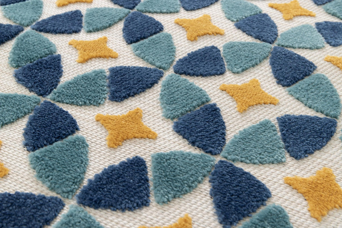 TEPPICH für Innen und Außen blau - Blau, Textil (160/230cm) - AFK Living