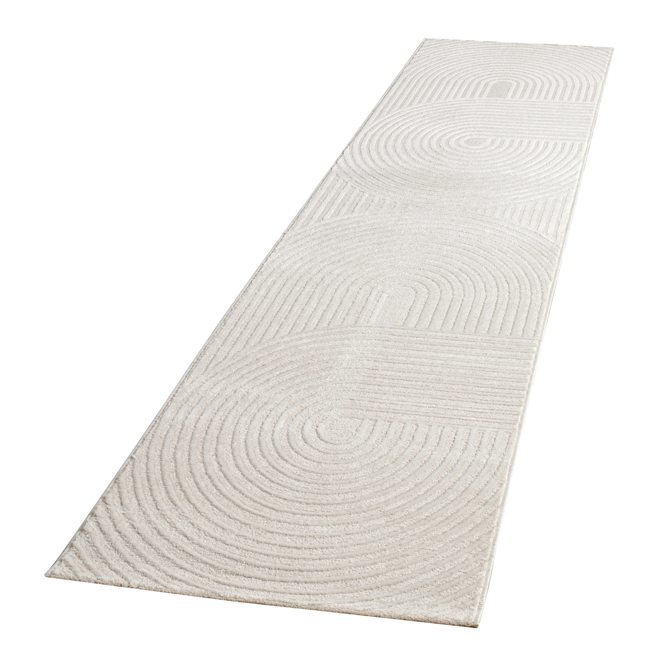 KURZFLORTEPPICH 80/300 cm Santorini 612 - Creme, Textil (80/300cm) - Paco Home