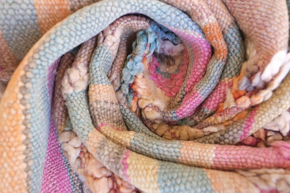 BERBERTEPPICH aus reiner Wolle 155x 363 cm - Pink, Naturmaterialien (155/363cm) - AFK Living