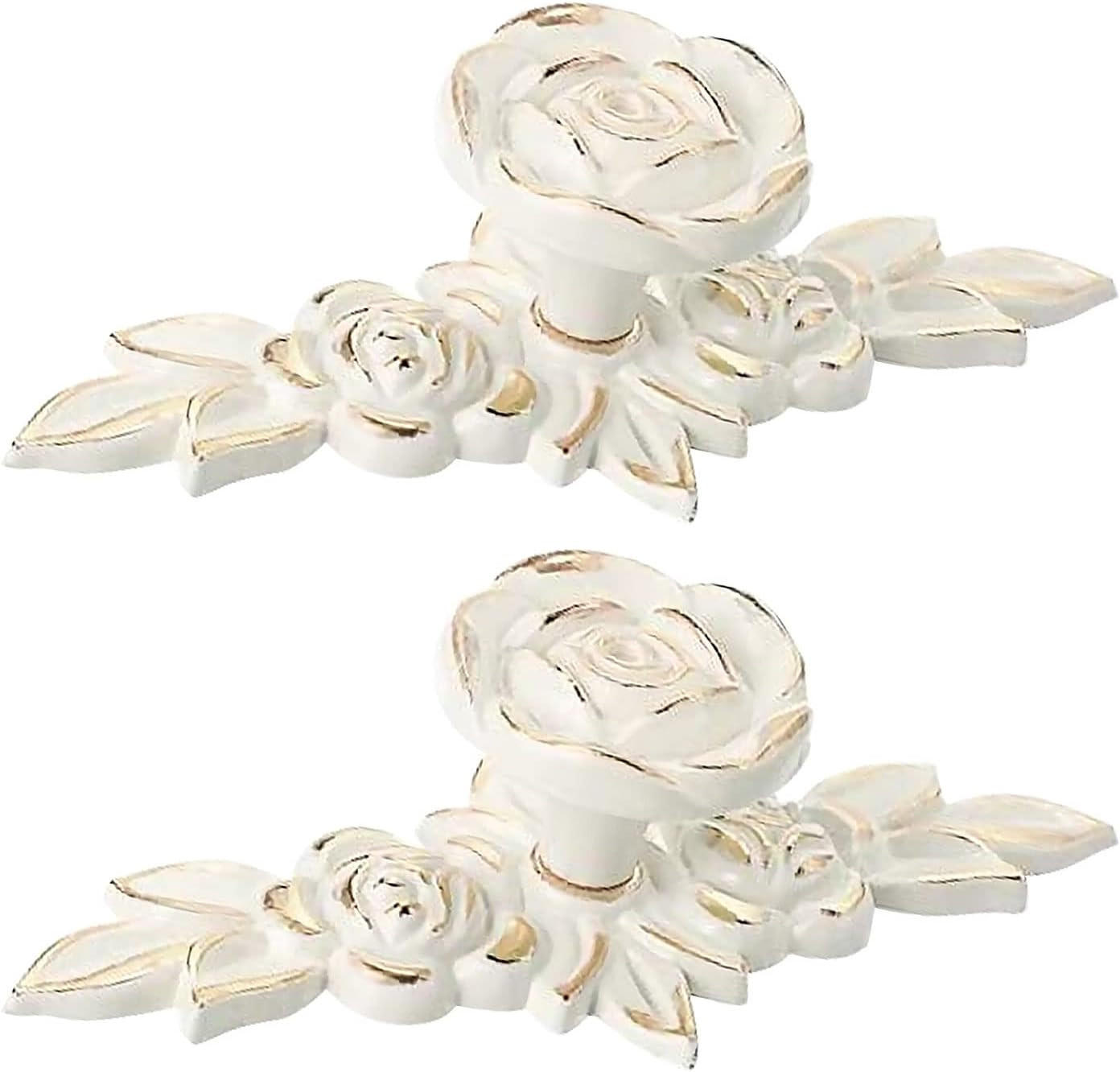 MÖBELGRIFF 2er-Set - Weiß, Metall (2.47/10.3/10.3cm)