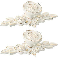 MÖBELGRIFF 2er-Set - Weiß, Metall (2.47/10.3/10.3cm)