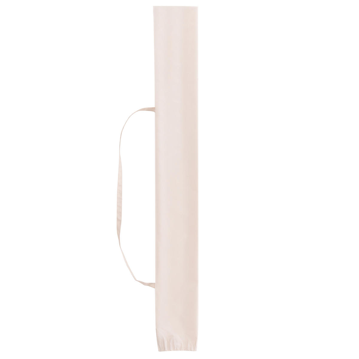 VELKÝ SLUNEČNÍK 232 cm Béžový Sestriere - bílá/hnědá, textil (232/232cm) - Beliani