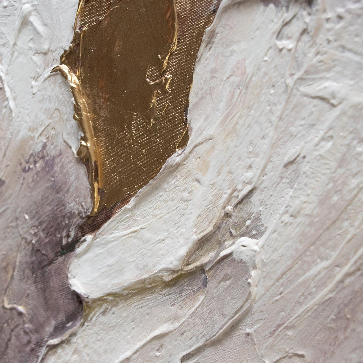 GEMÄLDE Malve auf Keilrahmen 200x100 cm - Braun, Holz (200/100cm) - YS-art gallery
