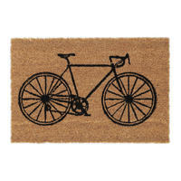 FUSSMATTE - Hellbraun, Kunststoff/Textil (60/40cm) - Relaxdays