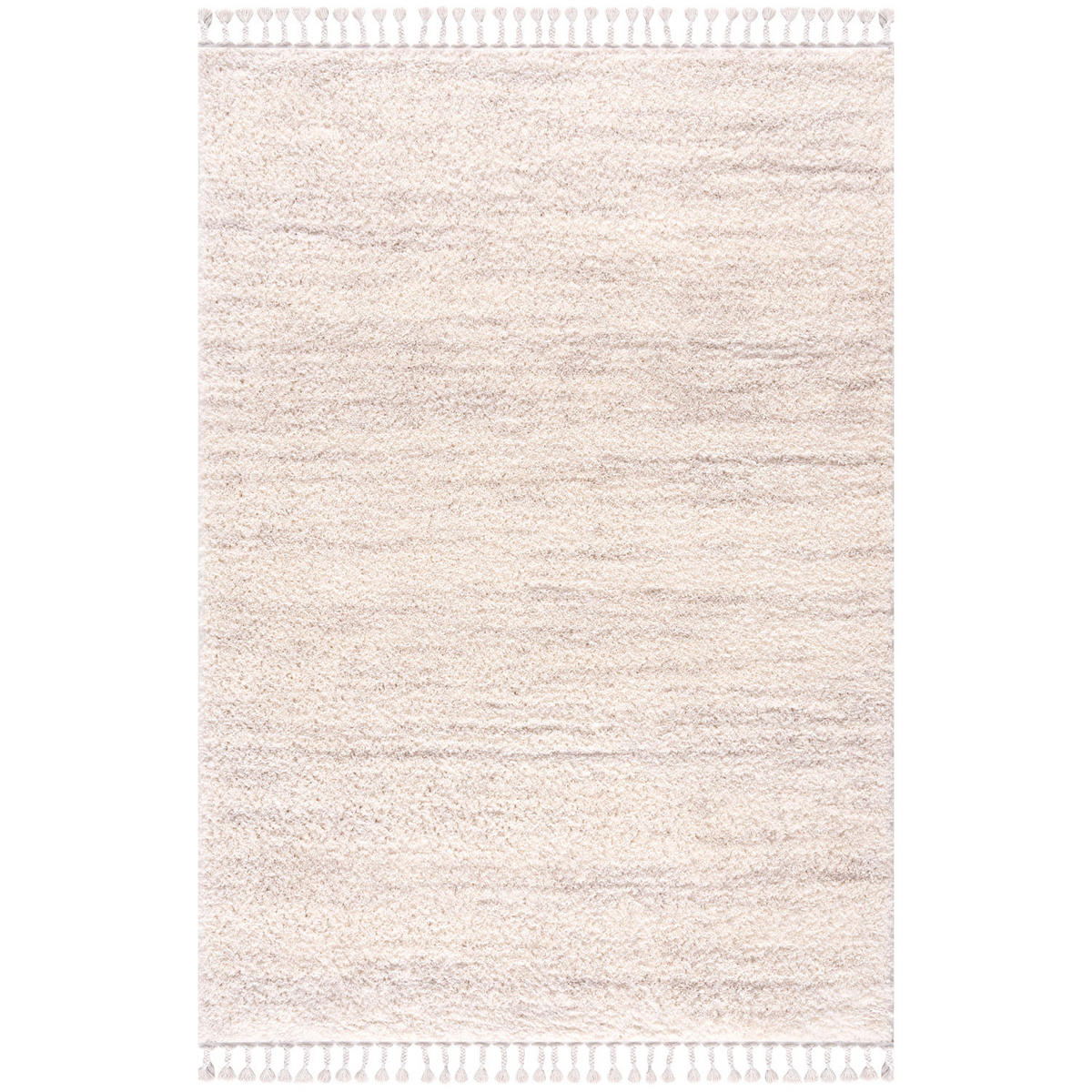 HOCHFLOR-TEPPICH Shaggy Pulpy 524 Creme 140x200 cm - Creme, Textil (140/200cm) - carpet city
