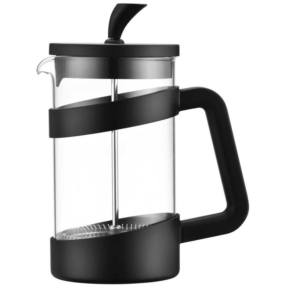 TEEKANNE Schwarz 7/7/15 cm KH1397 - Schwarz, Glas (0.35L) - Kinghoff 