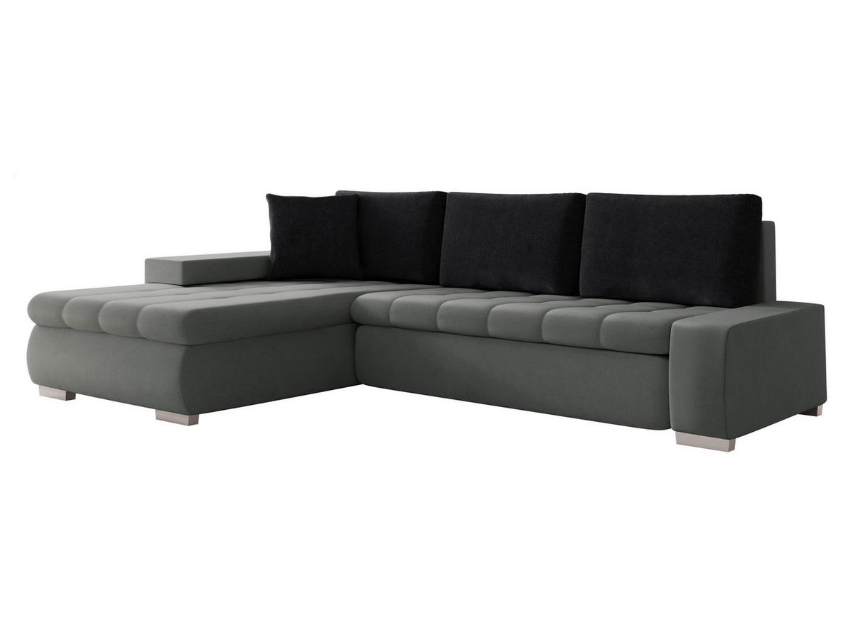 ECKSOFA Orkan Mini - Greige, Holz/Textil (265/185cm) - MIRJAN24