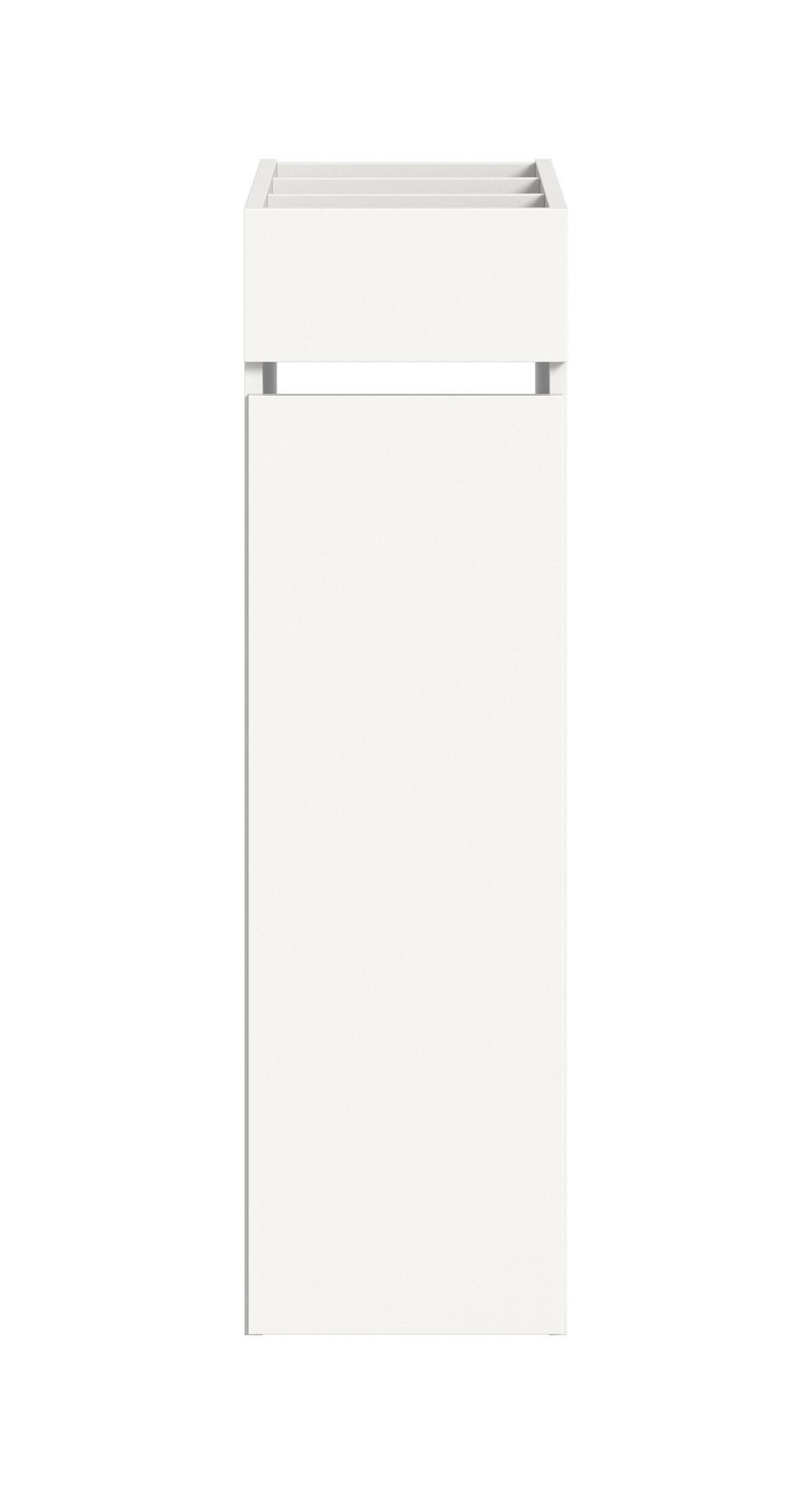 ANSTELLREGAL Free Bad in weiß Nachbildung - modernes Design - B/H/T: 29x101x60 cm - Weiß, Holzwerkstoff (29/101/60cm)