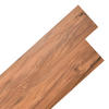 VINYLBODEN PVC-Dielen selbstklebend Ulme Natur 5,02m² - Ulmefarben, Kunststoff (91.5/15.2/1.3cm) - DELUKE